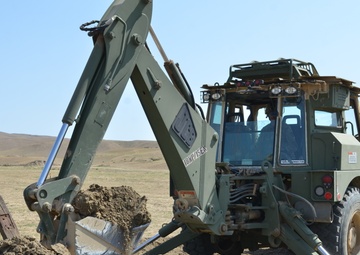 U.S. Army Engineers develop engagement area in Exercise Noble Partner