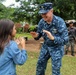 Sailors Engage with Students during SPS 17 COMREL