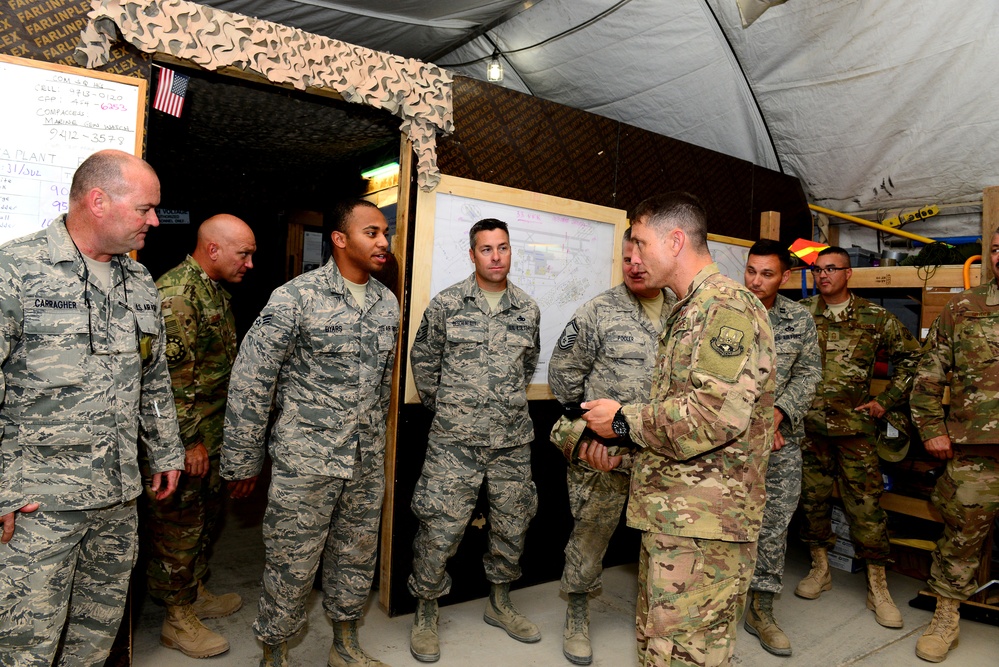 AFCENT Command Chief visits 407th AEG