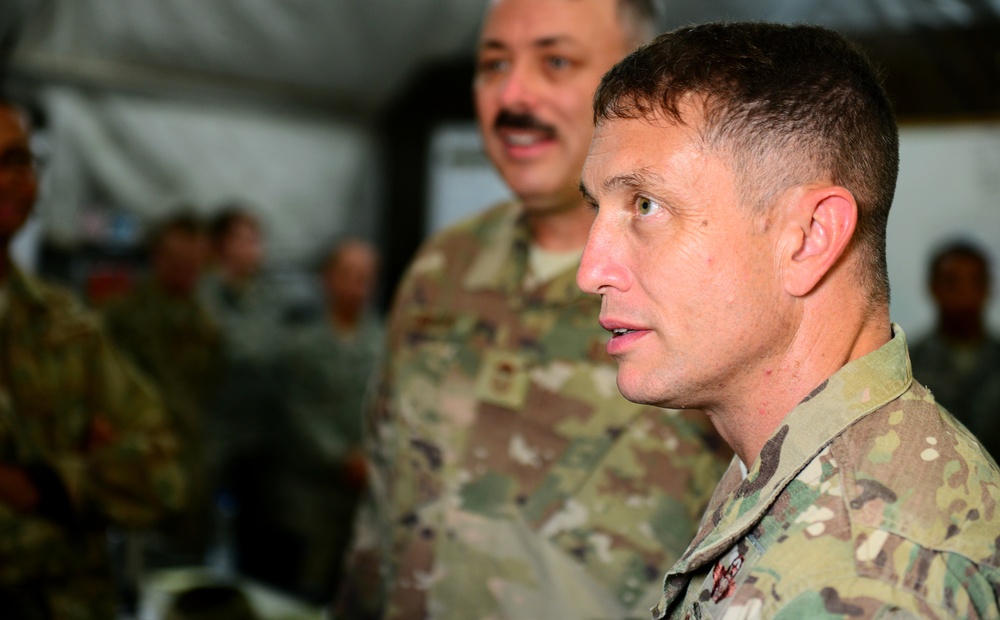 AFCENT Command Chief visits 407th AEG