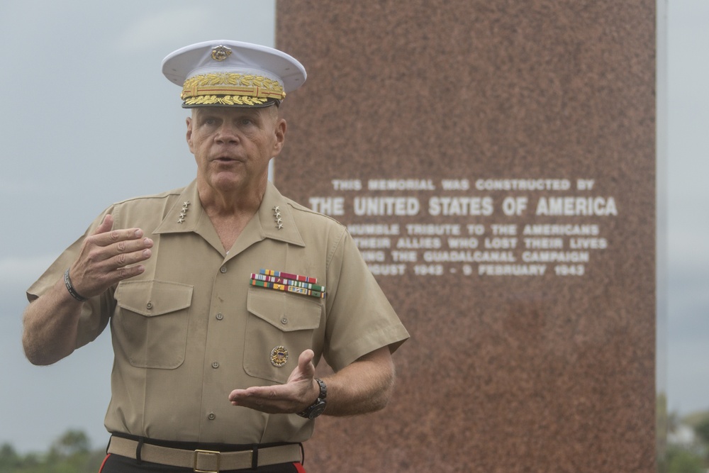 CMC Attends Solomon Islands Veteran's Day Memorial Service