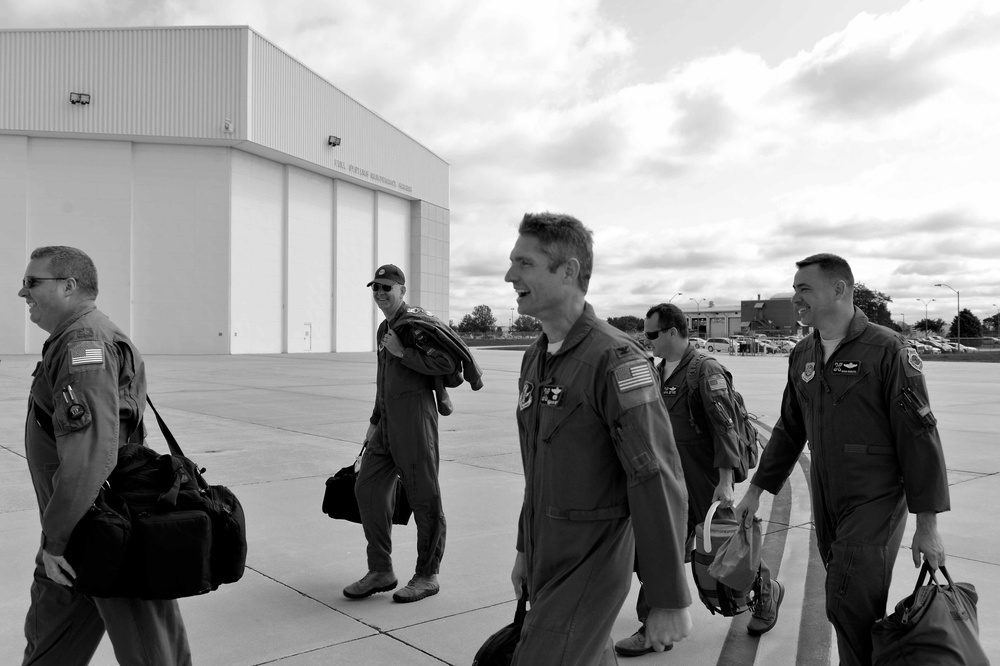 Col. James R. "Bob" Stevenson's "Fini" Flight