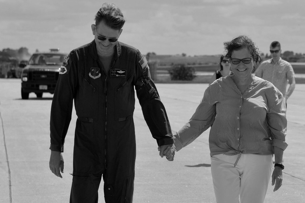 Col. James R. "Bob" Stevenson's "Fini" Flight