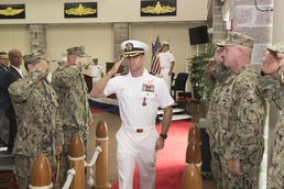 NAVSCIATTS Holds Change of Command Ceremony