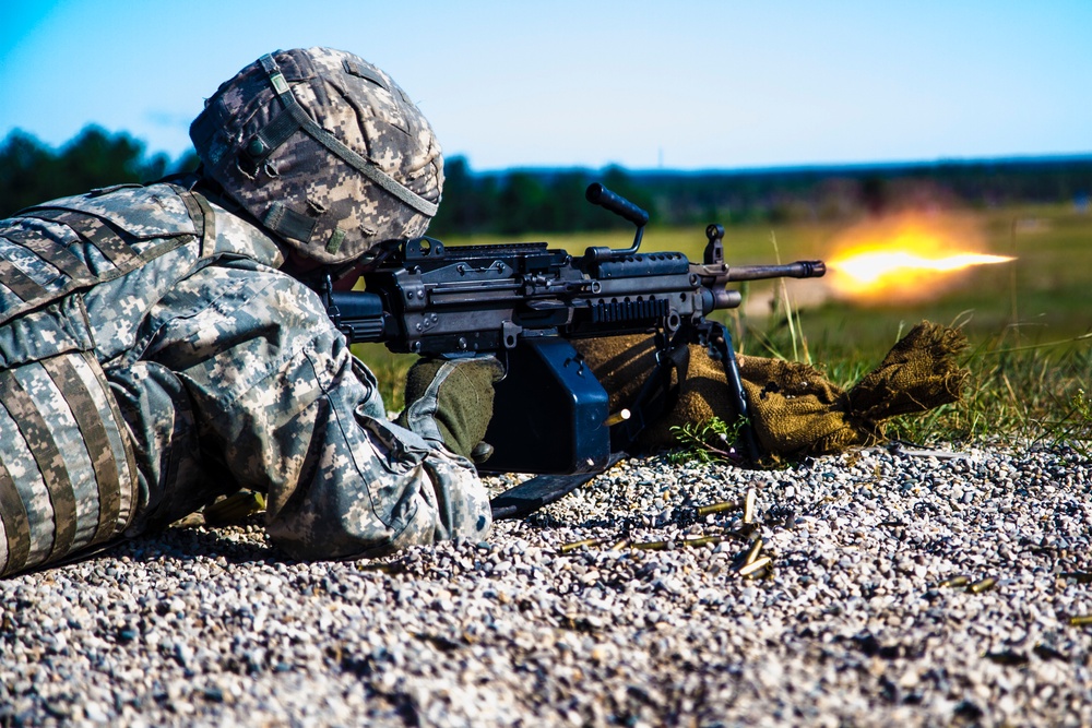 MI National Guard M249 Live Fire
