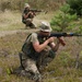 Ukrainian soldiers train together