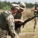 Ukrainian soldiers train together