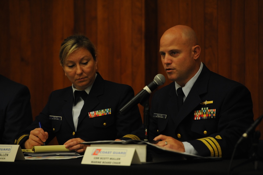 Coast Guard conducts first day of F/V Destination hearing