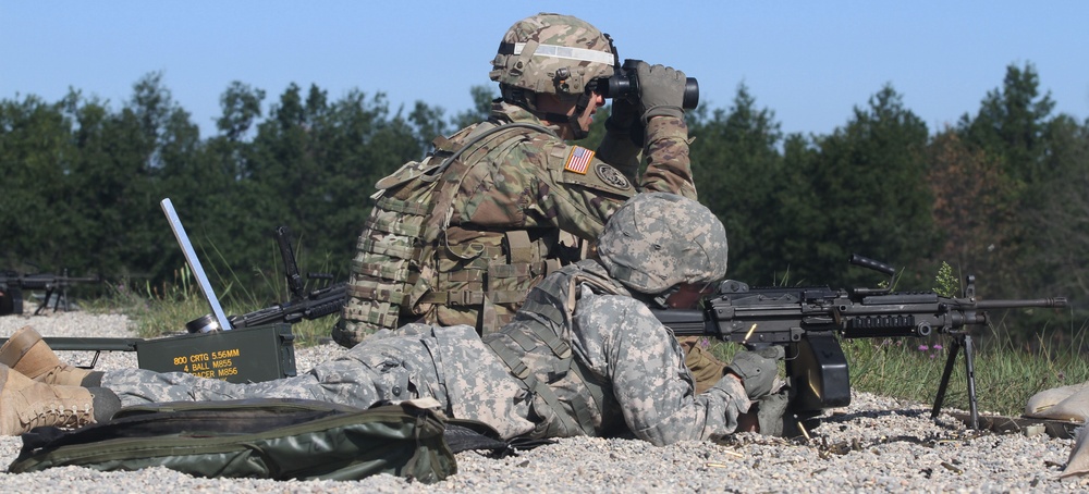 Michigan National Guard 107th Engineer Battalion from Ishpeming, Michigan