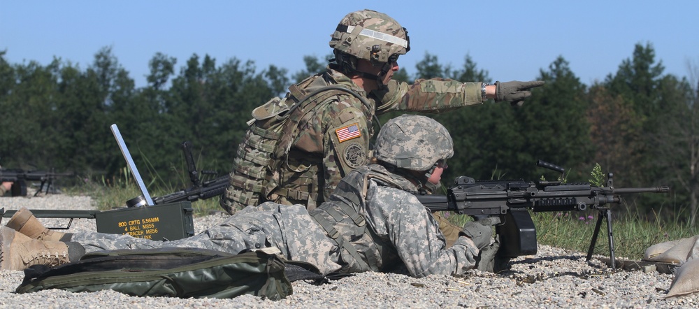 Michigan National Guard 107th Engineer Battalion from Ishpeming, Michigan