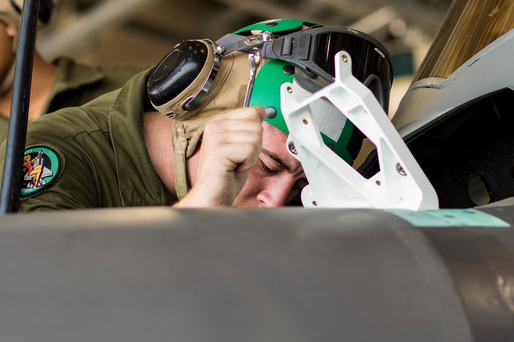 VMFA-121's seat shop embodies attention to detail
