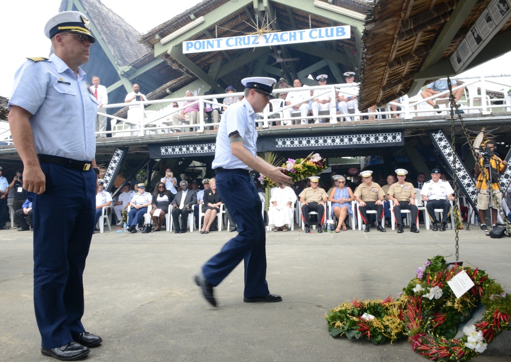 Commemoration ceremonies held for the 75th Anniversary of Guadalcanal at Honiara, Solomon Islands