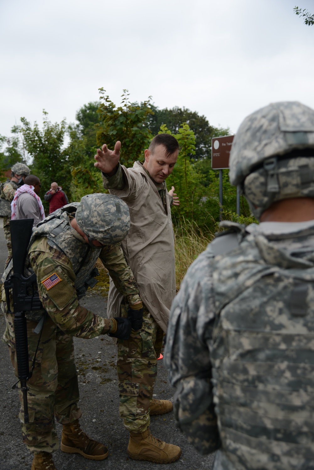 39th Signal Bn Commander exercise