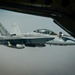 KC-135s refuel USMC F/A-18