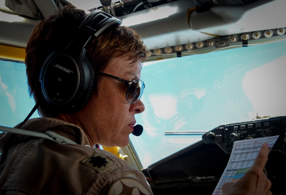 KC-135s refuel USMC F/A-18