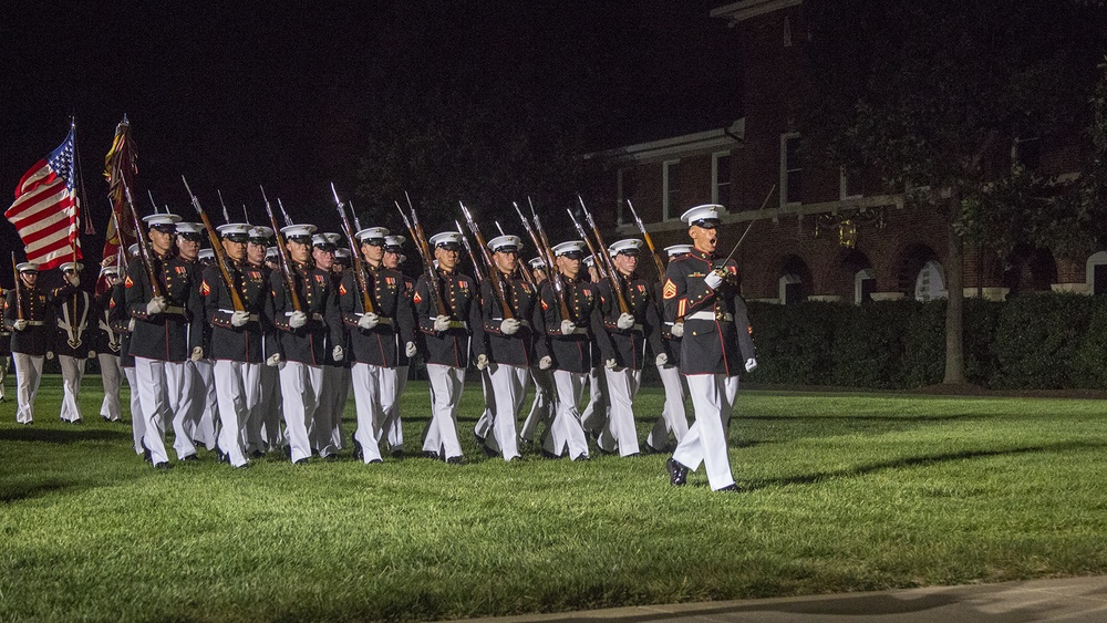 Staff Noncommissioned Officer Evening Parade 08.04.2017
