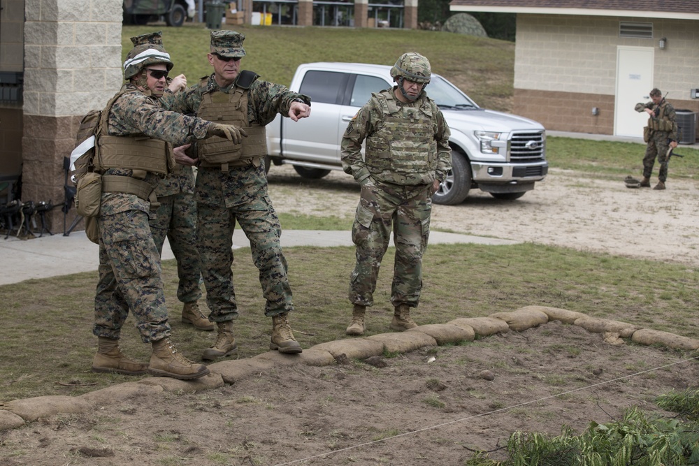 Maj. Gen. Whitman Visits 1/25 Marines During NS17