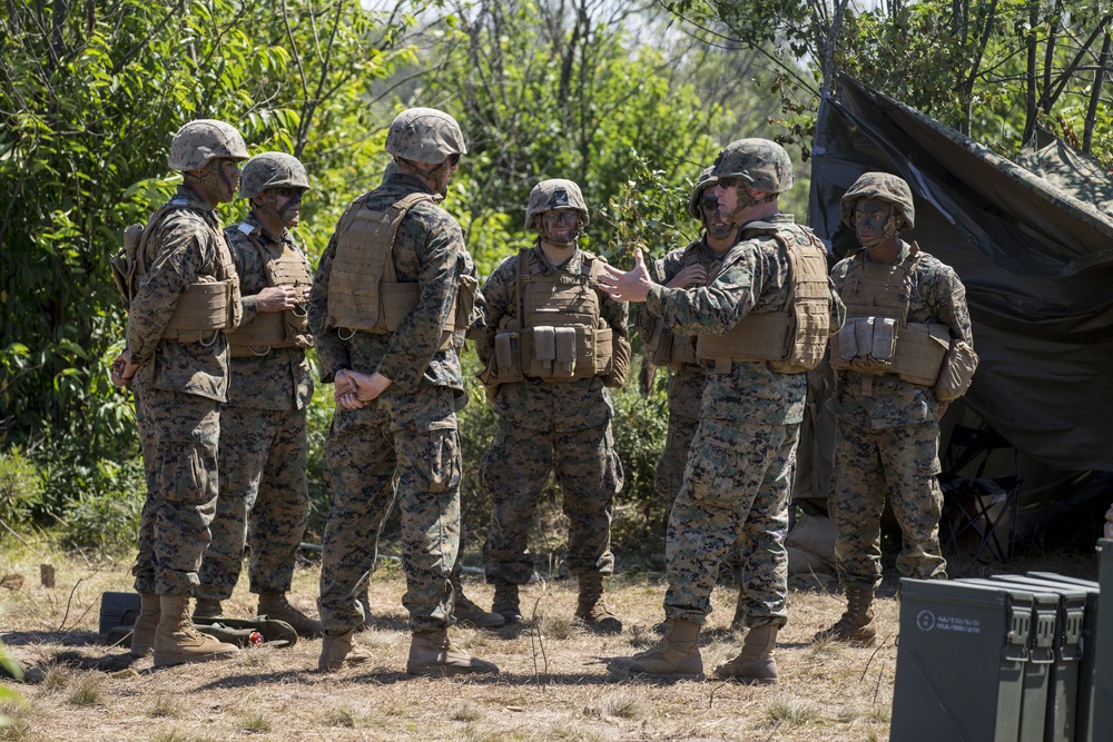 Maj. Gen. Whitman Visits 1/25 Marines During NS17