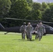 Soldiers Carry Litter from Blackhawk