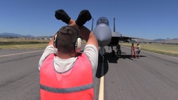 Pace quickens for 173rd Fighter Wing weapons troops during Sentry Eagle