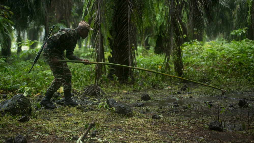 SPMAGTF-CR-AF Marines Train Cameroonian Marines