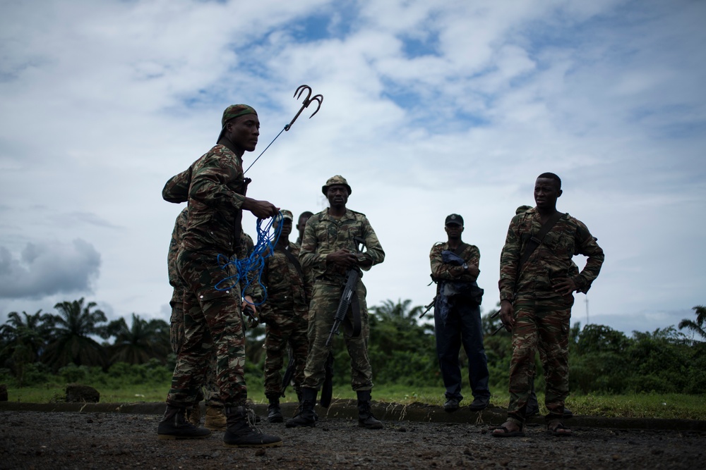 SPMAGTF-CR-AF Marines Train Cameroonian Marines