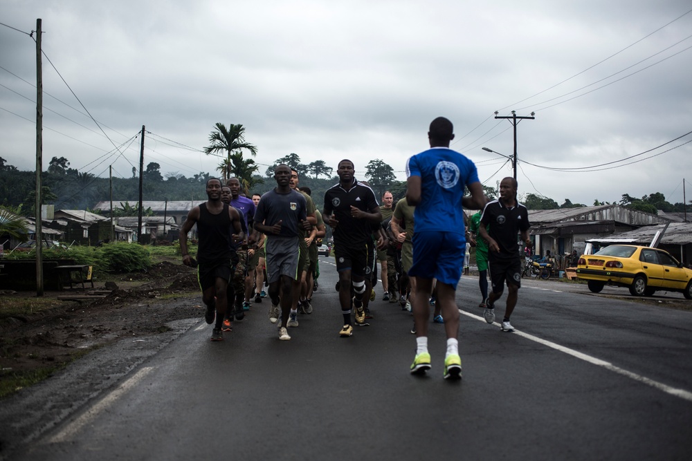 SPMAGTF-CR-AF Marines Train Cameroonian Marines