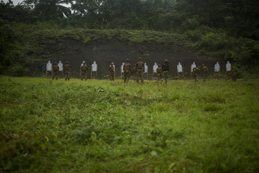 SPMAGTF-CR-AF Marines Train Cameroonian Marines