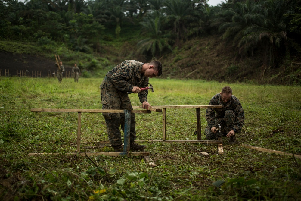 SPMAGTF-CR-AF Marines Train Cameroonian Marines