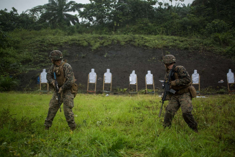 SPMAGTF-CR-AF Marines Train Cameroonian Marines