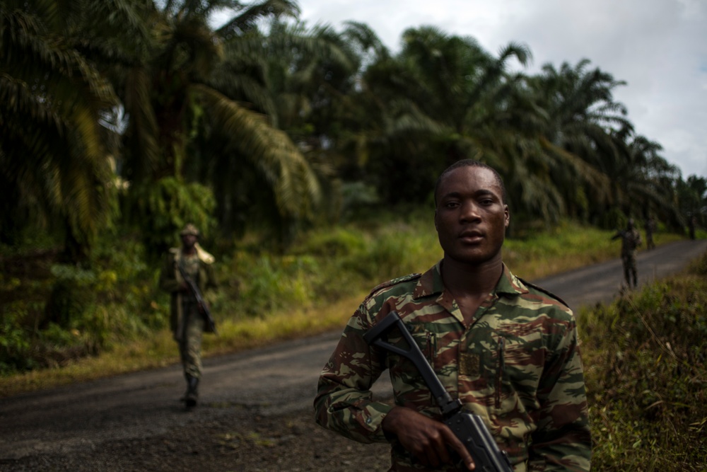 SPMAGTF-CR-AF Marines Train Cameroonian Marines