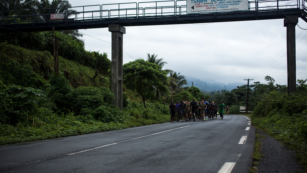 SPMAGTF-CR-AF Marines Train Cameroonian Marines