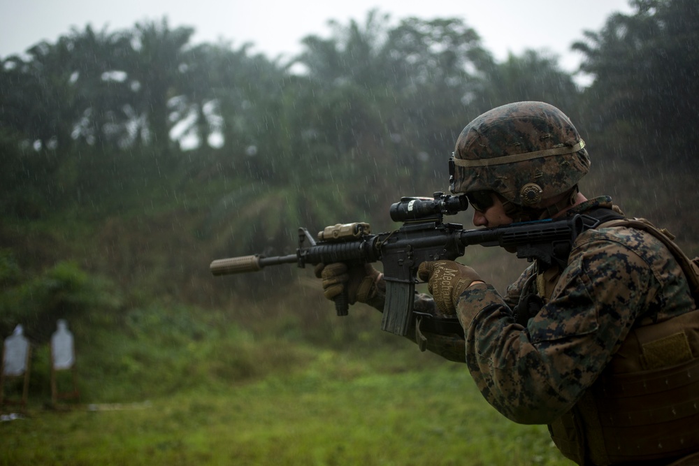 SPMAGTF-CR-AF Marines Train Cameroonian Marines