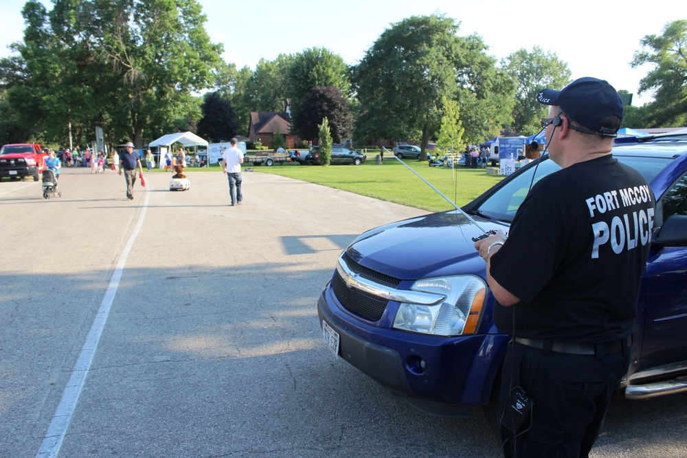 Fort McCoy personnel support National Night Out