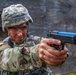 Cpl. Carlo Deldonno practices with a M9 pistol