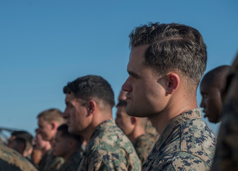 Commandant of the Marine Corps visits 31st MEU, BHR ESG in solidarity after MV-22 mishap