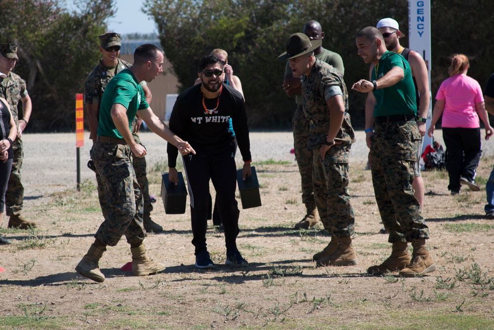 Dallas educator does combat fitness test