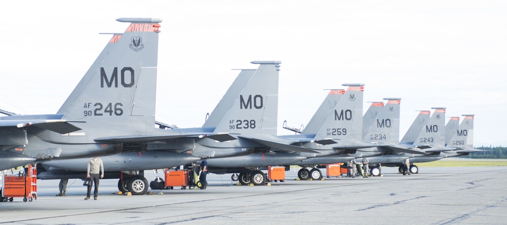 391st Fighter Squadron train at Red Flag Alaska 17-3