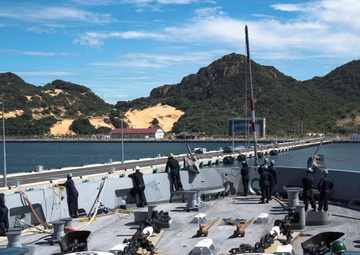 USS San Diego Arrives In Cam Ranh International Port