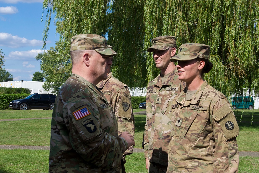 Top US Army Generals visit Polish Air Base