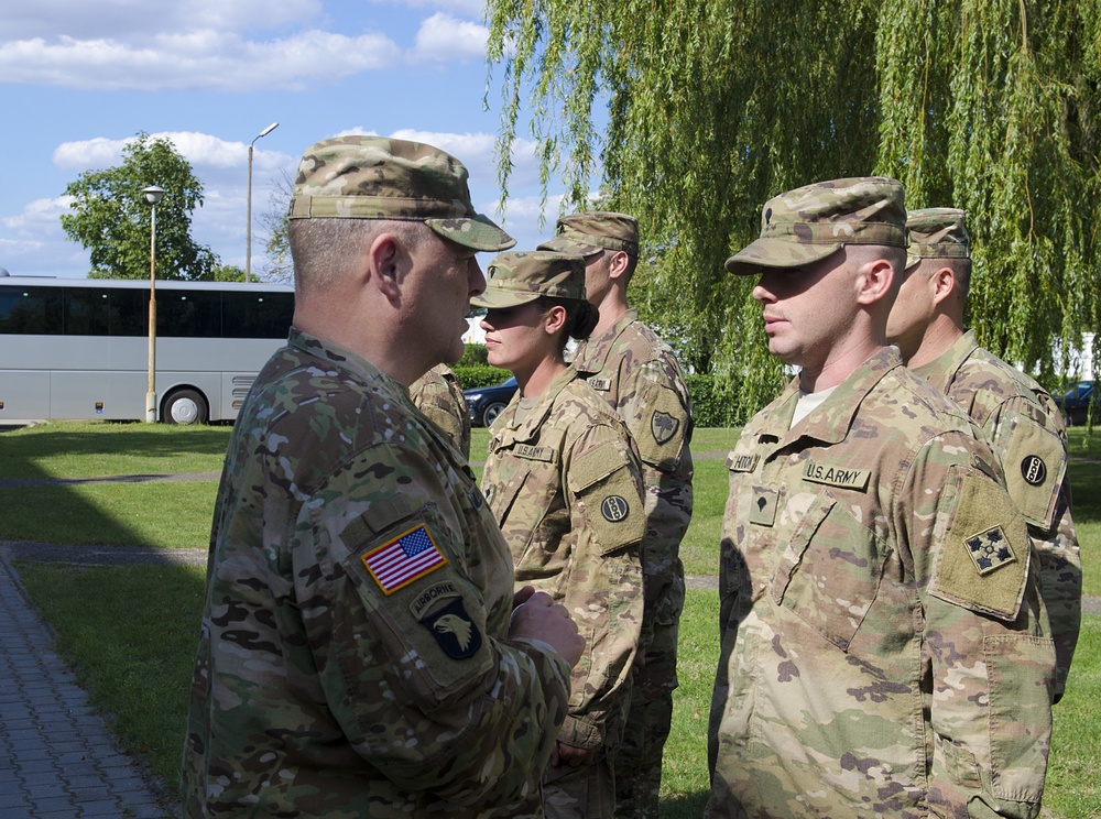 Top US Army Generals visit Polish Air Base