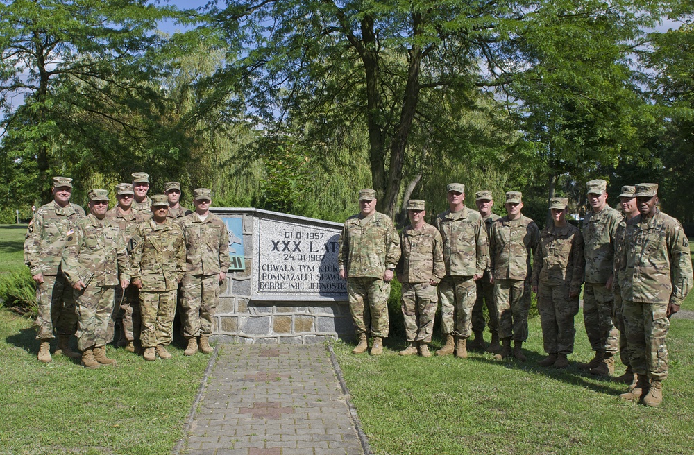 Top US Army Generals visit Polish Air Base