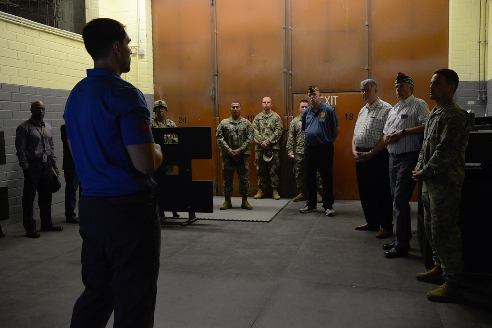 VFW Leaders visit Grafenwoehr's Gunfighter Gym