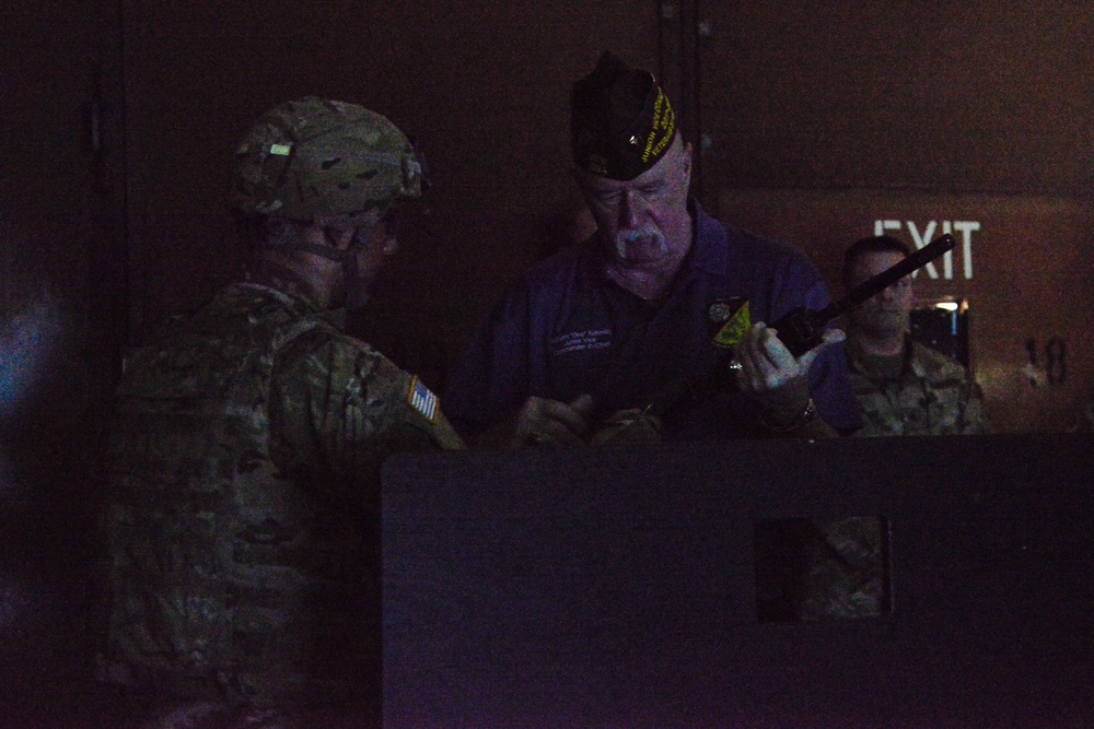VFW Leaders visit Grafenwoehr's Gunfighter Gym
