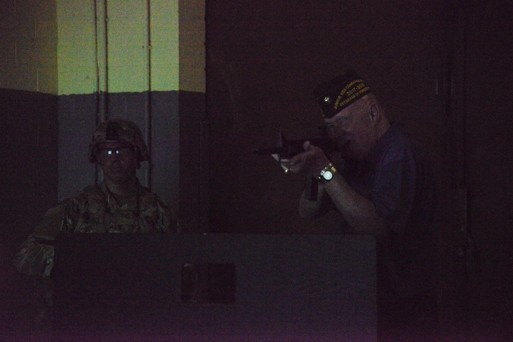 VFW Leaders visit Grafenwoehr's Gunfighter Gym