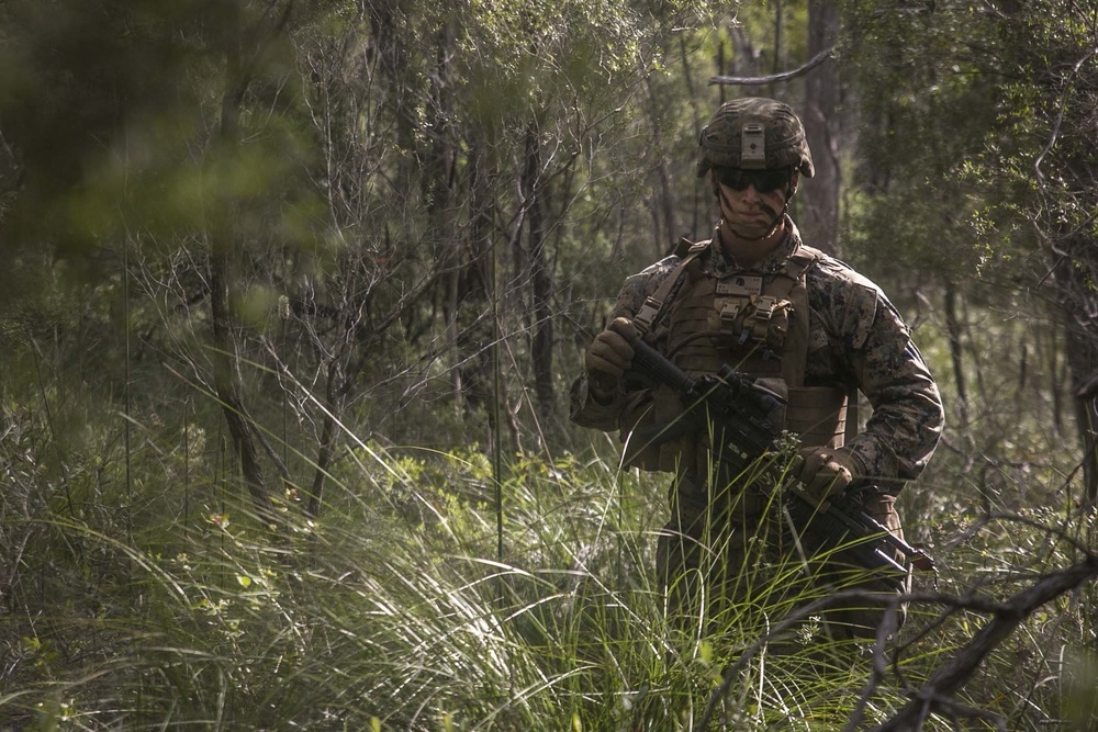 India Company clears and secures Freshwater Beach during Talisman Saber 17