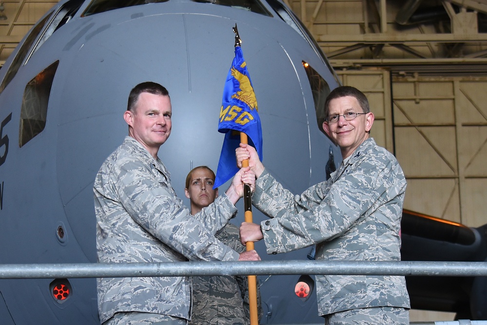 Col. Marlon Crook assumes command of the 105th Mission Support Group