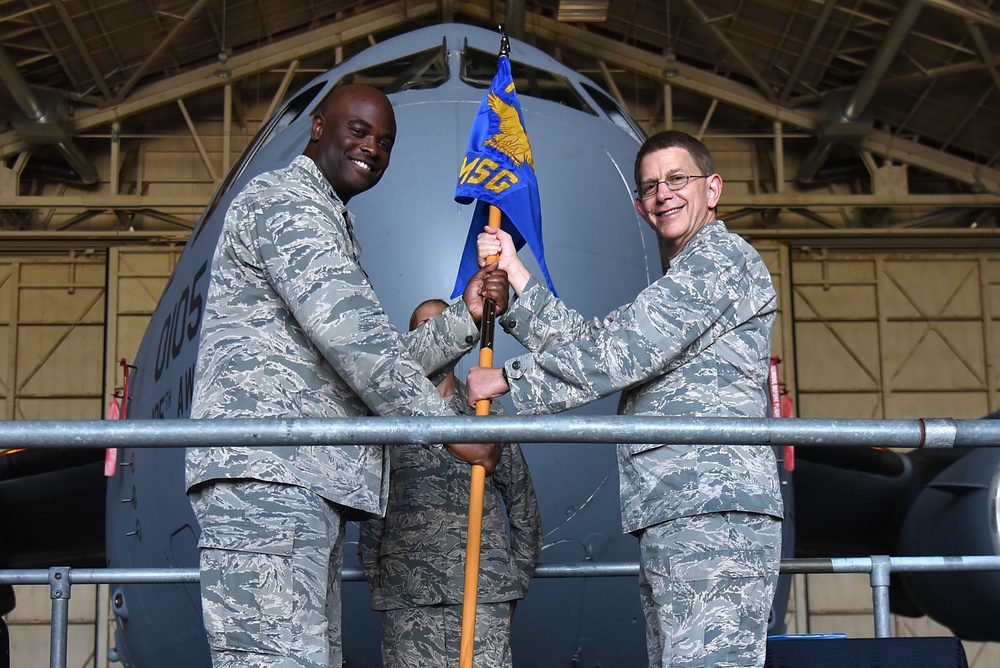 Col. Marlon Crook assumes command of the 105th Mission Support Group