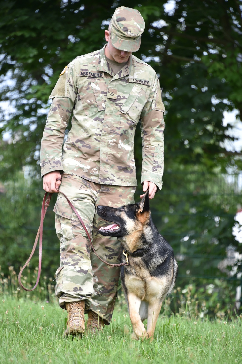 131st MP MWD training