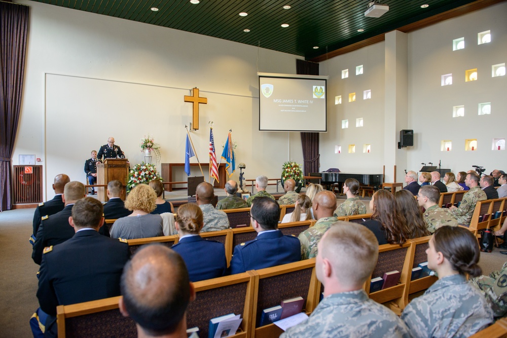 Memorial Ceremony for Master Sgt. James T. White IV